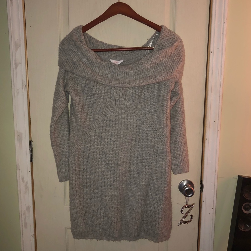 Candies Cowl Neck Sweater Dress